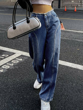 Washed Wide Leg Jeans